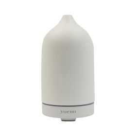 YUEMI AROMASCAPE Essential Oil Diffuser Ultrasonic Aromatherapy Diffuser 160ml Ceramic Stone Aroma Diffuser with 7 Colors LED Night Light 4 Timer Sett