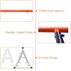 Porch Swing Frame, 550lbs Weight Capacity Swing Stand, Heavy Duty A-Frame Swing, Swing Stand Frame for Yoga Hammock Saucer Baby Porch Swing (Orange