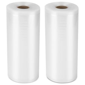 2 Rolls of Vacuum Sealer Bags Vacuum Storage Bag (size: M)